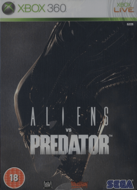 Aliens vs. Predator Hunter Edition box art for Xbox 360